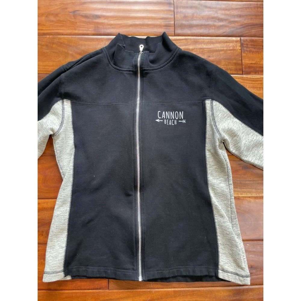 Ocean Beach Co Cannon Beach Full Zip Color Block Sweatshirt Women's Size 2XL